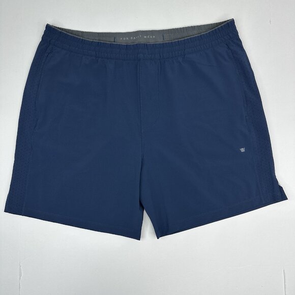Mack Weldon Men's Blue Stratus Activewear Short Unlined XL/W37/L6.5‎ - Picture 1 of 12